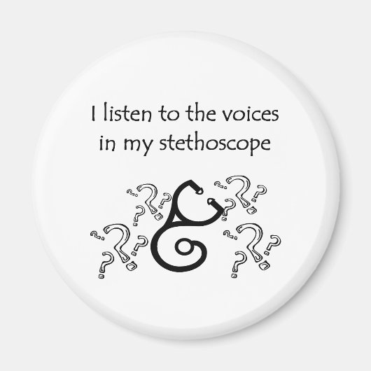 Aimant T-shirts et cadeaux amusants pour médecin ou infir (Devant)