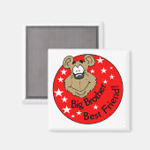 Aimant T-shirts et cadeaux Big Brother Best Friend (Recto/Verso)