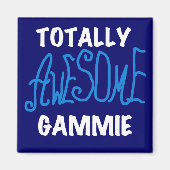 Aimant T-shirts et cadeaux bleus totalement (Devant)