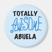 Aimant T-shirts et cadeaux bleus totalement (Devant)