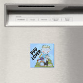 Aimant T-shirts et cadeaux blonds de garçon d'amoureux (In Situ (Lave-vaisselle))