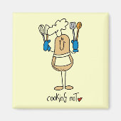 Aimant T-shirts et cadeaux cuisines (Devant)