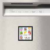 Aimant T-shirts et cadeaux d'animaux de ferme (In Situ (Lave-vaisselle))