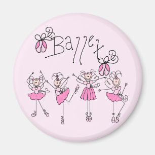 Aimant T-shirts et cadeaux de ballet