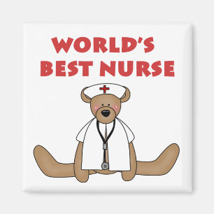 Aimant T-shirts et cadeaux de Bear World's Best Nurse