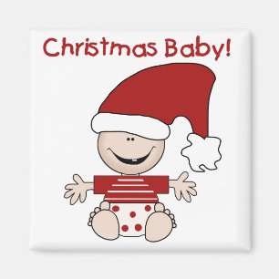 Aimant T-shirts et cadeaux de bébé de Noël