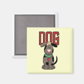 Aimant T-shirts et cadeaux de chien (Recto/Verso)