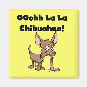 Aimant T-shirts et cadeaux de chiwawa de La de La d'Oohhh