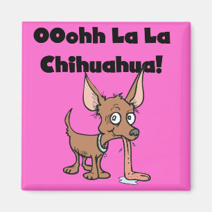 Aimant T-shirts et cadeaux de chiwawa de La de La d'Oohhh