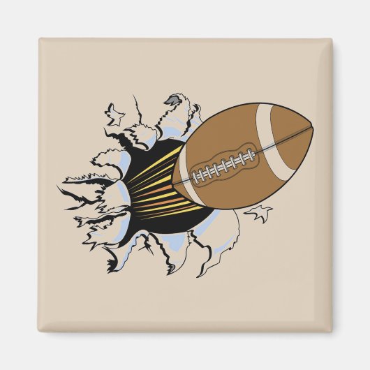 Aimant T-shirts et cadeaux de football (Devant)