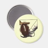 Aimant T-shirts et cadeaux de Football Kick (Recto/Verso)