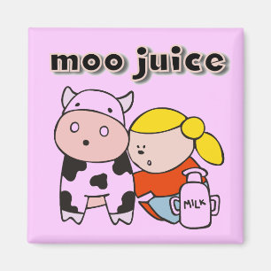 Aimant T-shirts et cadeaux de jus de MOO