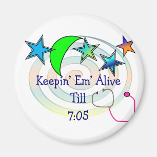 Aimant T-shirts et cadeaux de l'infirmière drôle