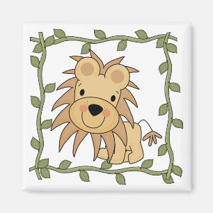 Aimant T-shirts et cadeaux de lion de bébé