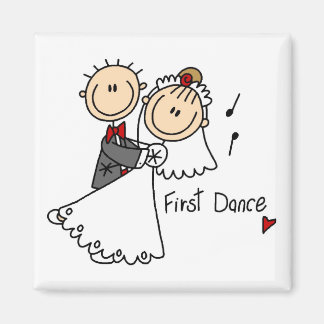 Aimant T-shirts et cadeaux de mariée et de première danse