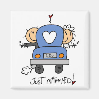 Aimant T-shirts et cadeaux de mariée mariée et de chambre