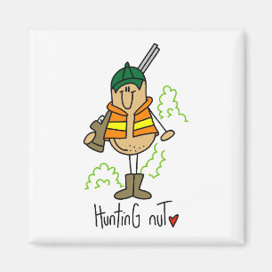 Aimant T-shirts et cadeaux de noix de chasse