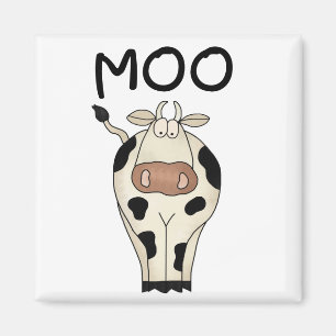 Aimant T-shirts et cadeaux de vache à MOO