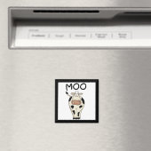 Aimant T-shirts et cadeaux de vache à MOO (In Situ (Lave-vaisselle))