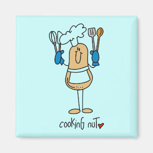 Aimant T-shirts et cadeaux d'écrou de cuisine