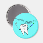 Aimant T-shirts et cadeaux Dental Assistant (Recto/Verso)