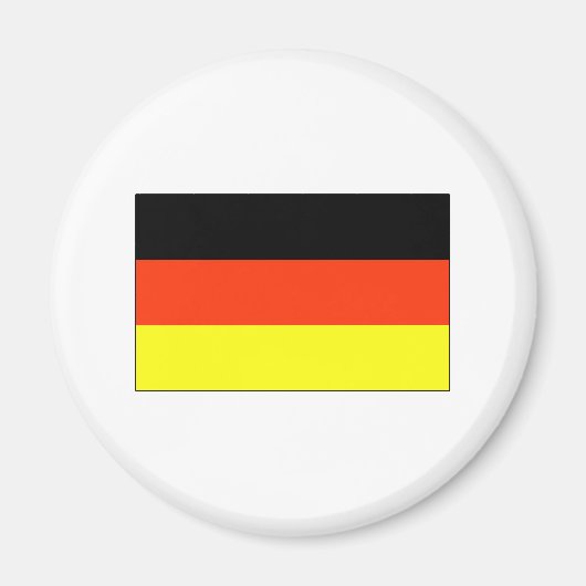 Aimant T-shirts et cadeaux du drapeau allemand (Devant)