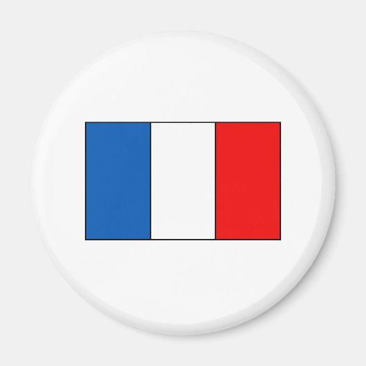 Aimant T-shirts et cadeaux du drapeau français (Devant)
