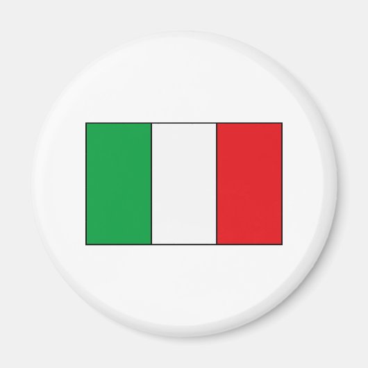 Aimant T-shirts et cadeaux du Drapeau italien (Devant)