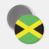 Aimant T-shirts et cadeaux du drapeau jamaïcain (Recto/Verso)