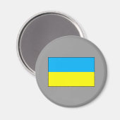 Aimant T-shirts et cadeaux du drapeau ukrainien (Recto/Verso)
