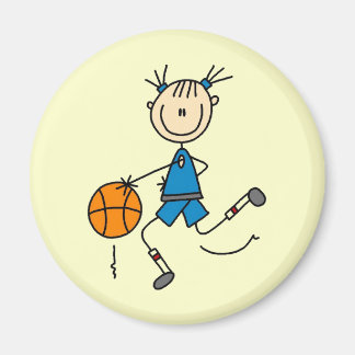 Aimant T-shirts et cadeaux du Joueur de basket-ball Blue