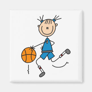 Aimant T-shirts et cadeaux du Joueur de basket-ball Blue
