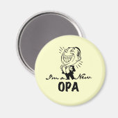 Aimant T-shirts et cadeaux en nouvel opa souriants (Recto/Verso)