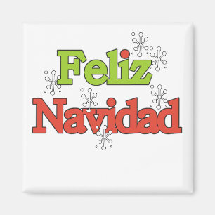 Aimant T-shirts et cadeaux Feliz Navidad