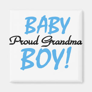Aimant T-shirts et cadeaux fiers de bébé de grand-maman