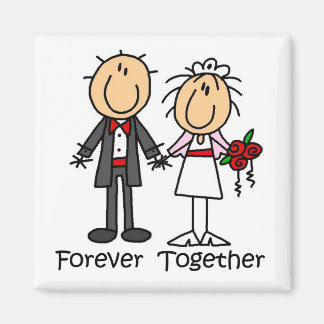 Aimant T-shirts et cadeaux Forever Together