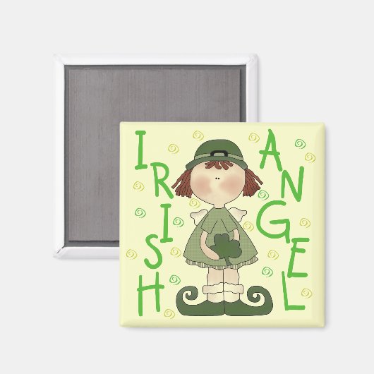 Aimant T-shirts et cadeaux irlandais Angel (Recto/Verso)