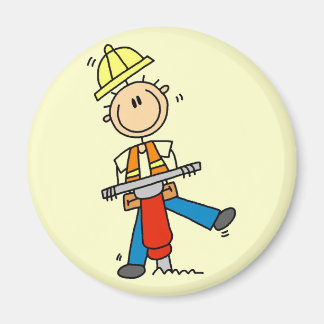 Aimant T-shirts et cadeaux Jack Hammer de construction