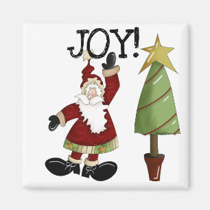 Aimant T-shirts et cadeaux JOY Santa Claus