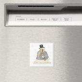 Aimant T-shirts et cadeaux Love One Another Snowman (In Situ (Lave-vaisselle))