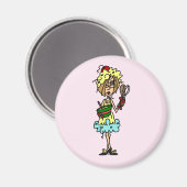 Aimant T-shirts et cadeaux Messy Cook (Recto/Verso)