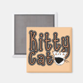 Aimant T-shirts et cadeaux mignons de chat de Kitty (Recto/Verso)