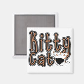 Aimant T-shirts et cadeaux mignons de chat de Kitty (Recto/Verso)