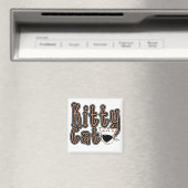 Aimant T-shirts et cadeaux mignons de chat de Kitty (In Situ (Lave-vaisselle))
