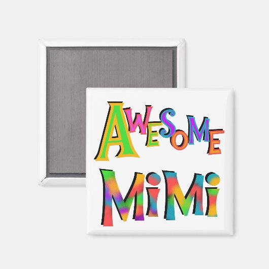 Aimant T-shirts et cadeaux Mimi impressionnants (Recto/Verso)