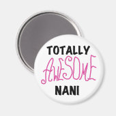 Aimant T-shirts et cadeaux Nani roses absolument géniaux (Recto/Verso)