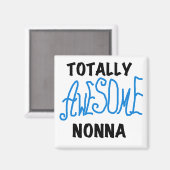 Aimant T-shirts et cadeaux Nonna Blue totalement géniaux (Recto/Verso)