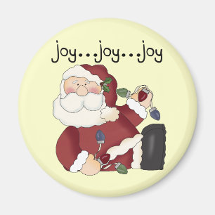 Aimant T-shirts et cadeaux père Noël Joy