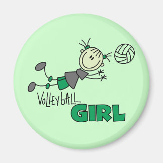 Aimant T-shirts et cadeaux pour filles de volleyball
