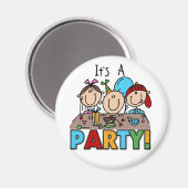 Aimant T-shirts et cadeaux pour la fête d'anniversaire (Recto/Verso)